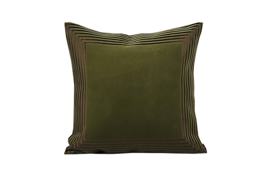 Flanged Edges Square Accent Pillow Cushion Cover & Insert for Decorative Living Room Bedroom 50X50cm